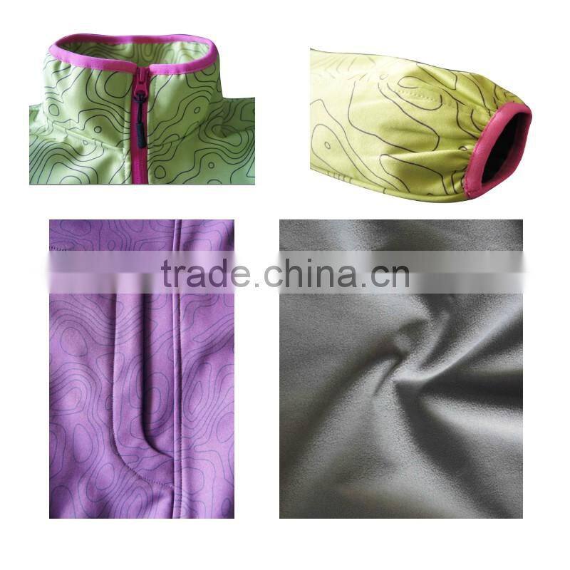 Outdoor waterproof ladies softshell jacket