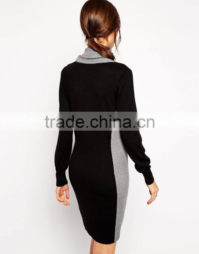 Oasis Colour Block Sweater Dress