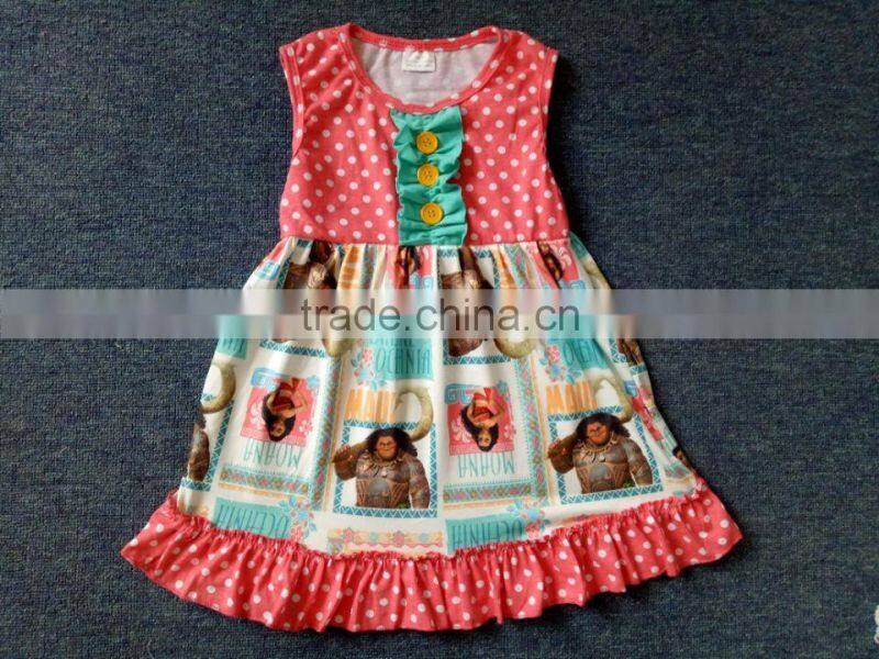Party frocks for girls summer layer lace pink dress wholesale kids clothes