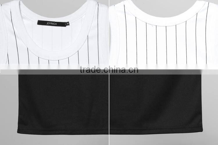 Custom Most fashionable printing tank top with your own logo, wholesale tank top guangzhou manufacturer