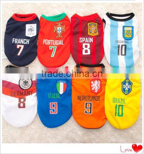 Eco-friendly Factory R & D each country dog shirt