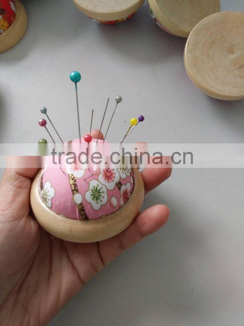 pin cushion with wooden base OEM service