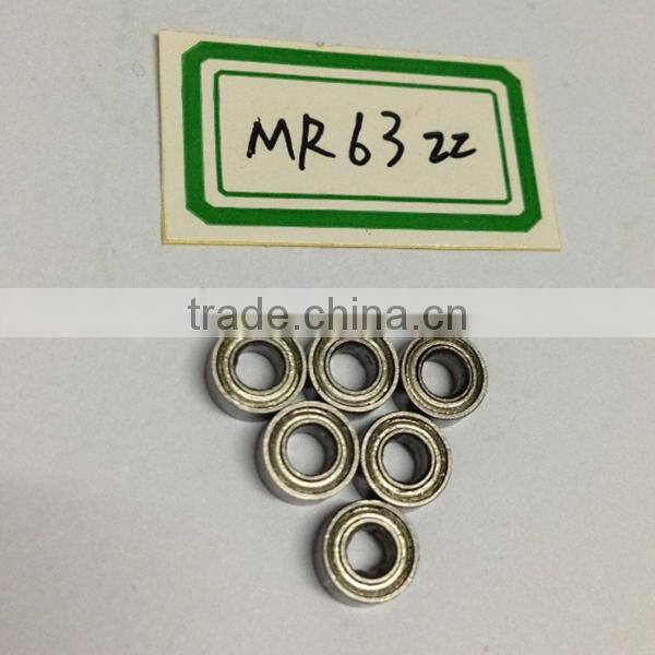 miniature ball bearing MR63ZZ for Fishing