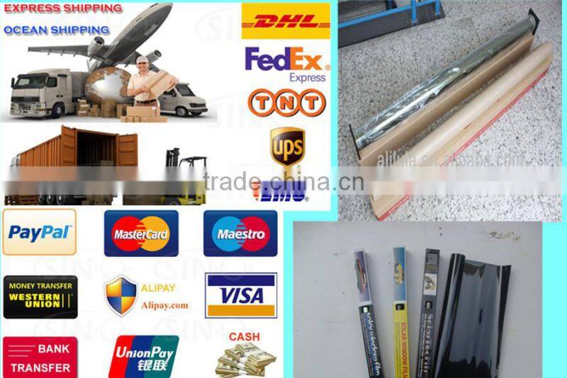 Top quality 1.52 * 30 meters window film heat resistant building film for window