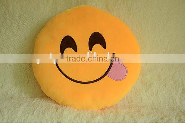 cheap cute custom whatsapp emoji pillow/cushion