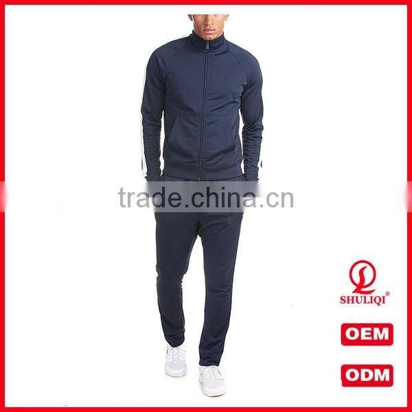 2016 Man sport suit tracksuit with custom design available /100 polyester or cotton design your own tracksuit for men H-2112