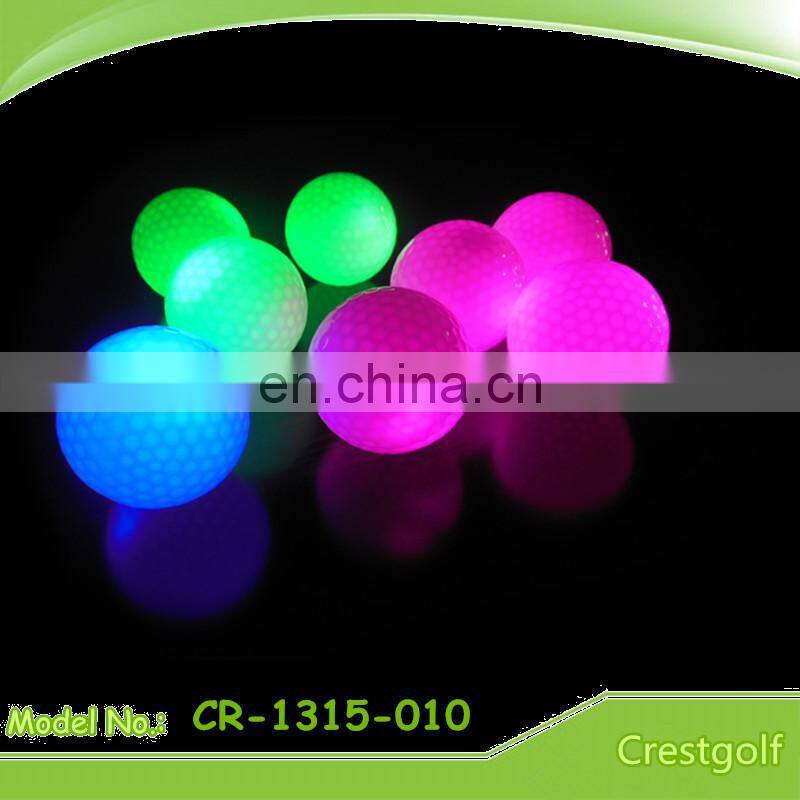 Color Custmed LED Golf Balls Cool Flash Golf LED ball