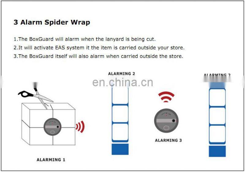 DRAGON GUARD EAS box guard, Box security guard, retail box anti-theft tags