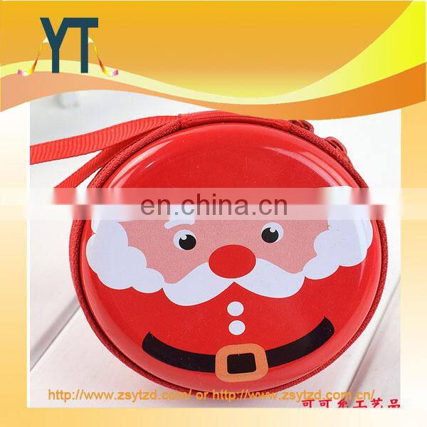 Hot Sale!!!Merry Christmas baby accessories matel pacifier box/custom high quality Electrical packaging baby dummy pacifier case