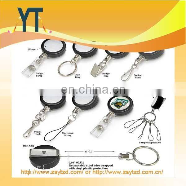 Plastic Cheap Retractable Badge Reel