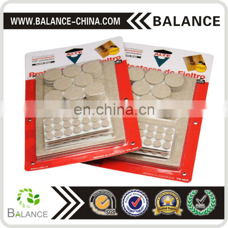 Adhesive protector felt dot/furniture foot pads