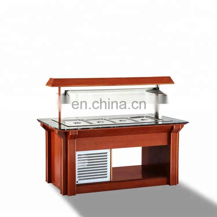 salad bar and buffet cooler/ pizza prep table