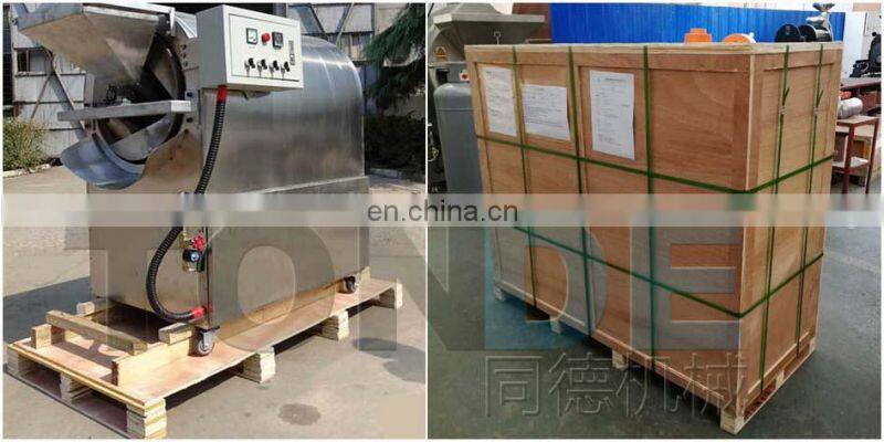 Automatic peanut roasting machine/nuts roaster/nut roasting machine with gas heating