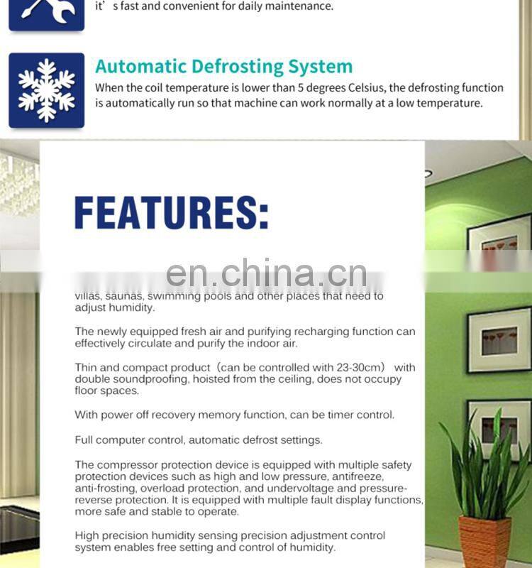 68L Indoor Swim Pool Dehumidifier