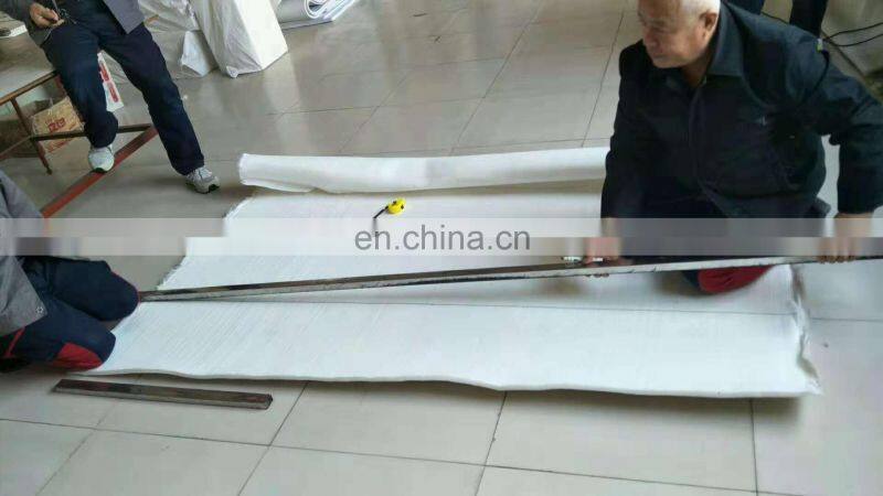 10mm thickness Pure white Industrial felt tension pad for steel slitting machine felt strips