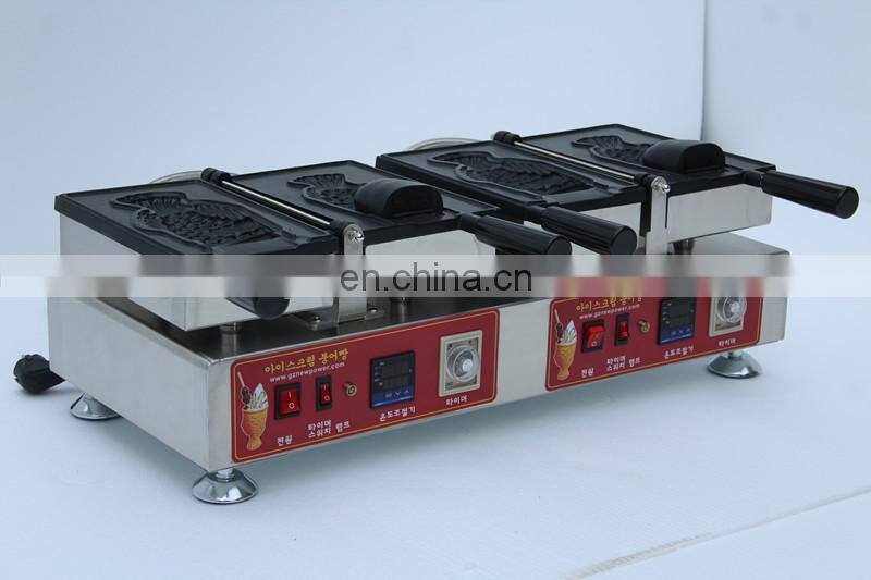 CE approval taiyaki machine/ice cream cone waffle maker/fish waffle maker with special price