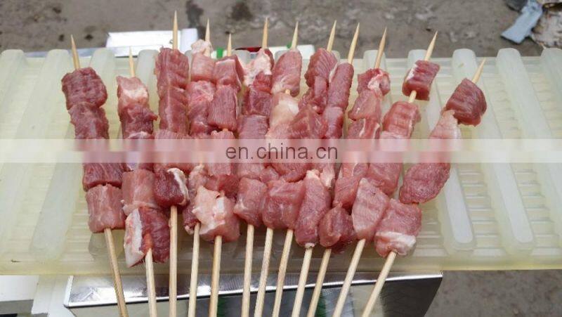 Manual kebab skewer machine