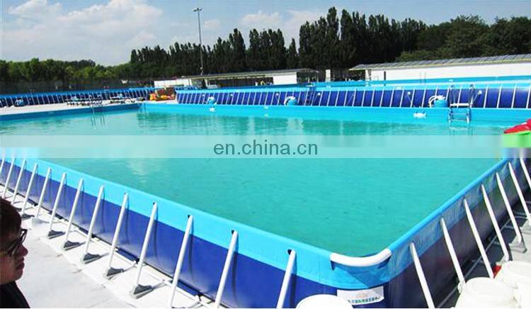Outdoor hot sale swimming pool metal frame swimming pool inflatable for kids and adults