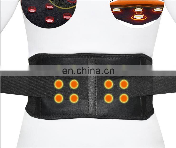 Best sell Tourmaline self-heating adjustable waist protection back support belt