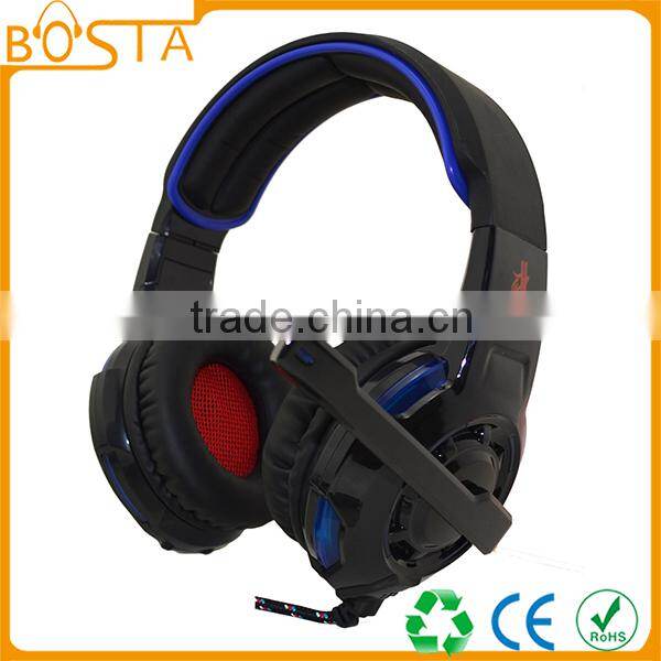 Wholesale stylish funny great quality fashion design vibration gaming headsets