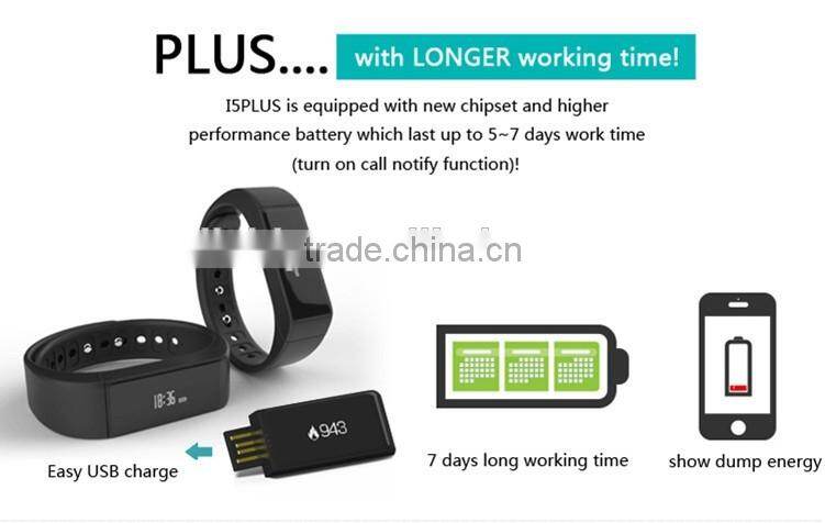 0.91 inch bigger display screen Remote camera Sleeping monitor date&time colorie bluetooth LC-I5 plus smart wristband