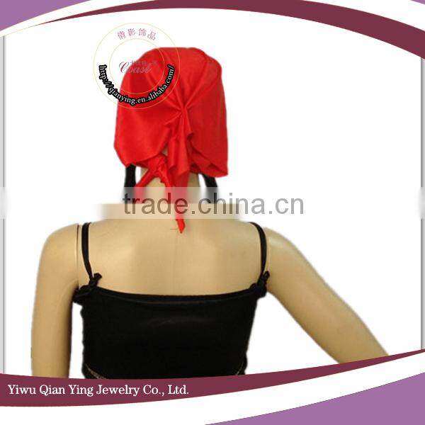 red fahsion cotton wig caps