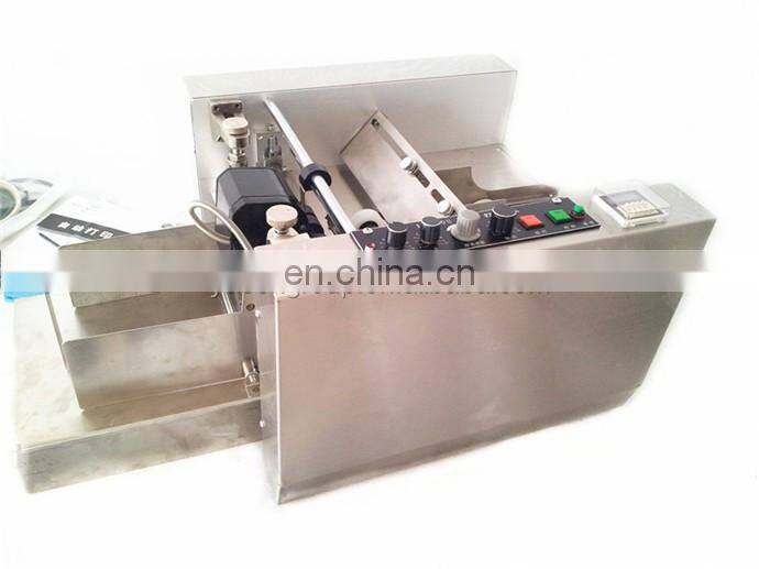 MY-300 automatic batch/lot/series number expiry date embossing printing machine for plastic bags/aluminum foil