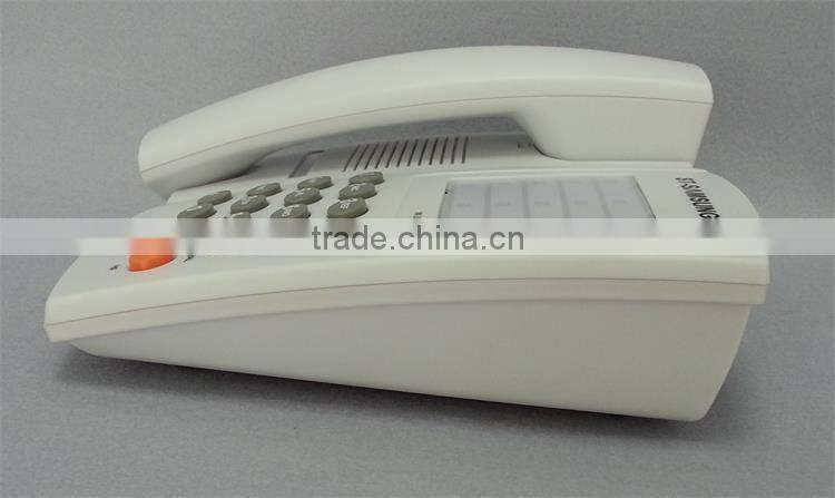 Vintage design white color black color fixed line office or home telephone