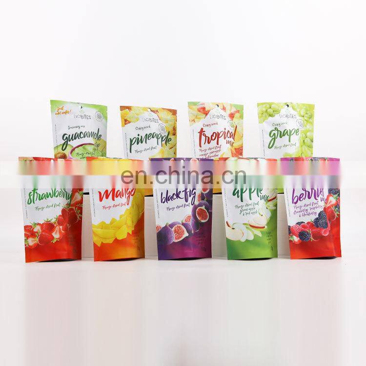 custom nuts packing bag stand up pouch