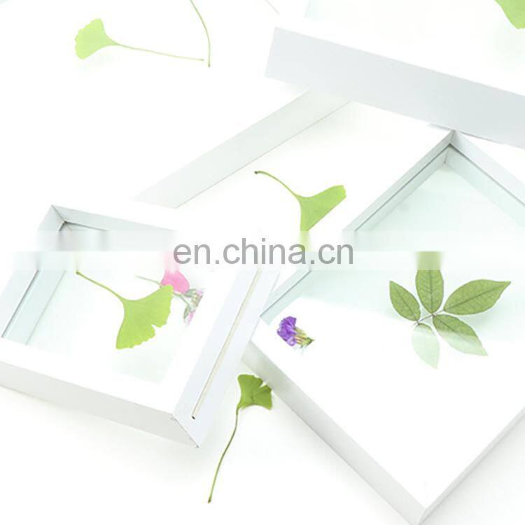K&B wholesale home decorative dried flower leaves wood MDF picture photo frames