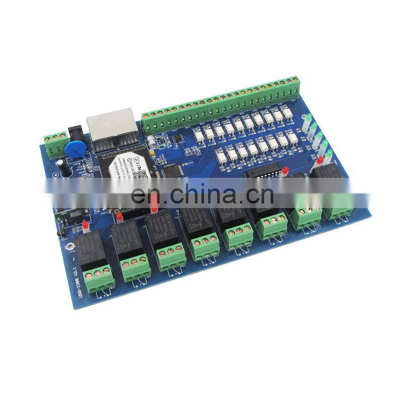 8 Channel WIFI Ethernet Wireless Relay Controller Card for Windows Mac OS