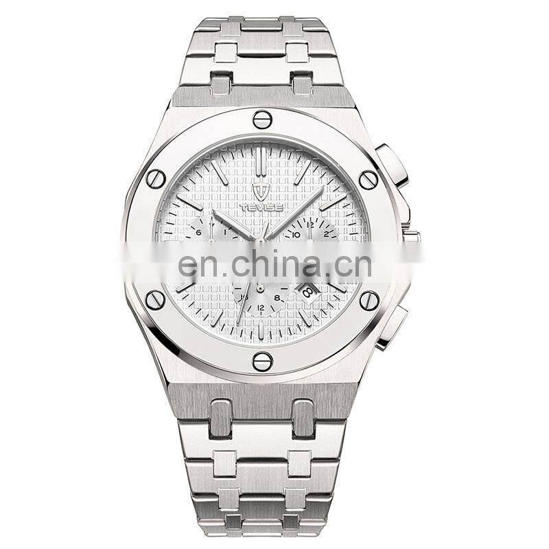 TEVISE T830A Trend OEM Alloy Skeleton Custom Automatic Mechanical Men Luxury Watches