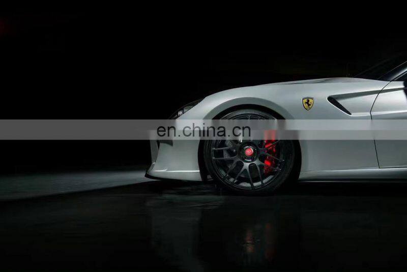 Runde 100% Fitment For Ferarri 599 Upgrade Vorsteiner Carbon Fiber Body Kit Front Bumper Front Lip Rear Bumper Side Skirts Spoil