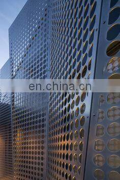 Quality Assurance Decorative aluminum perforated metal screen mesh
