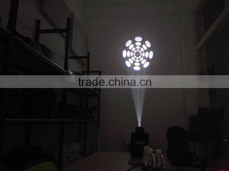 New LED Mini Moving Head Spot Light 12W with Manual focus and Half-color effect