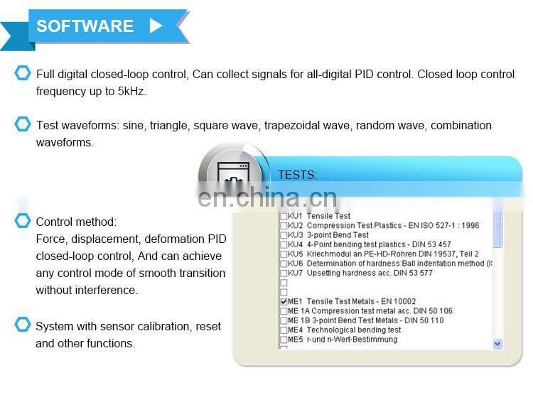 HST Professional High Frequency Electromagnetic Resonance Fatigue Testing Machine with low price