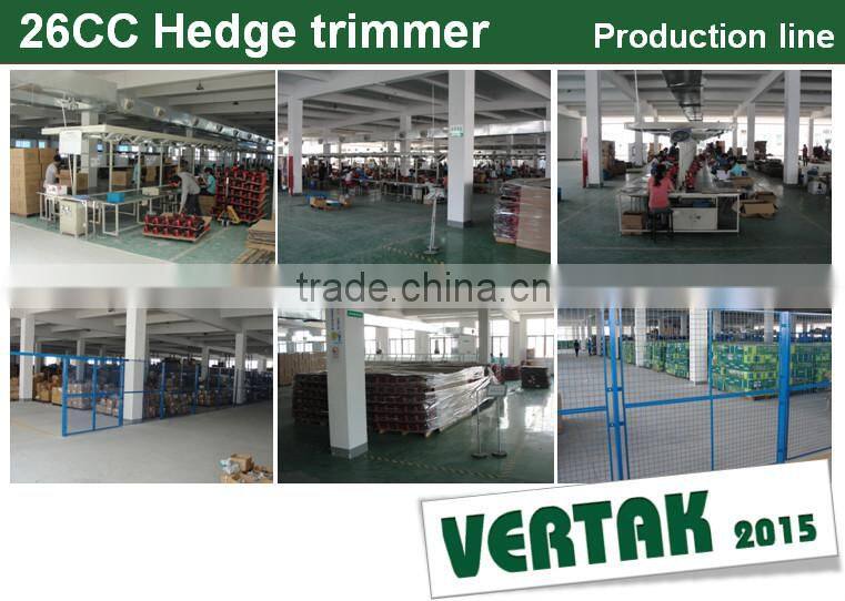 510mm 26cc gasoline engine hedge trimmer