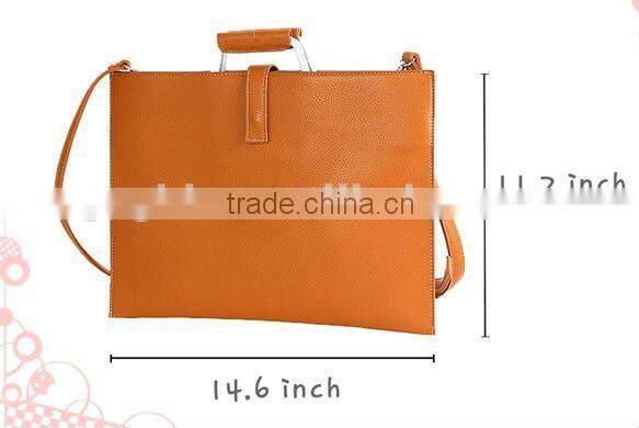 new style fashion durable leather case for ipad 3 in shoulder bag function