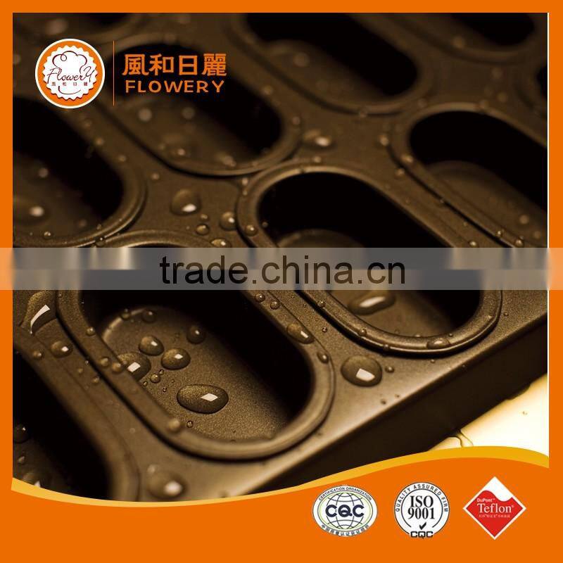 food grade baking dishes&pans aluminium non-stick teflon coating moon cake mould
