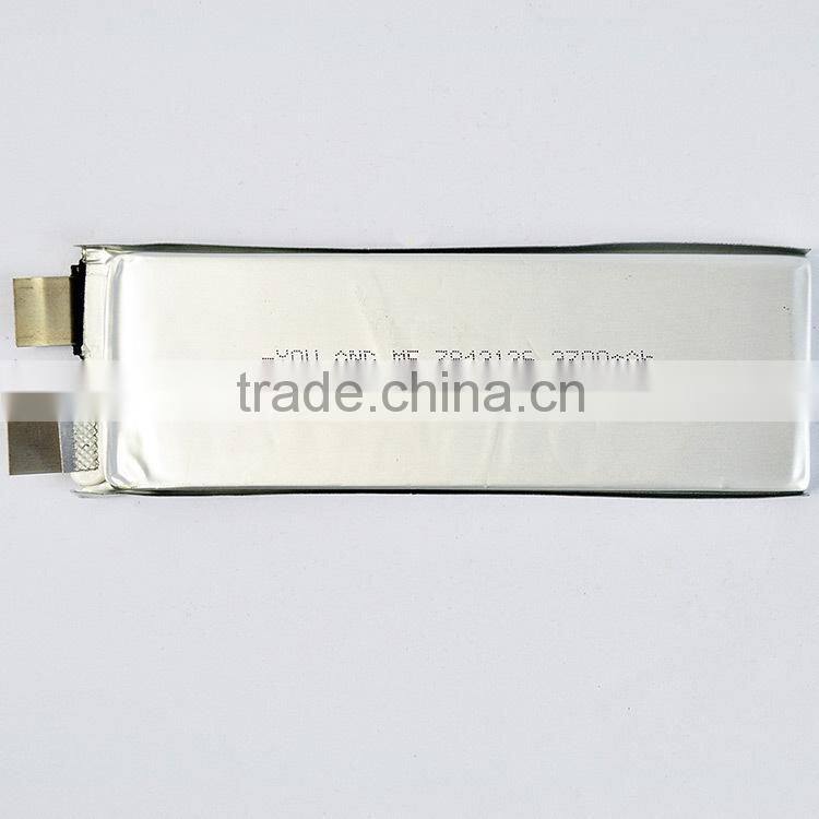 rechargeable lithium polymer battery 3.7v 3700mah