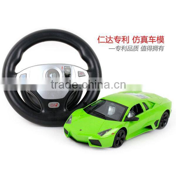 1:14 model RC car with steering wheel in Gravity sensing, with light and music, rc car, rc toys