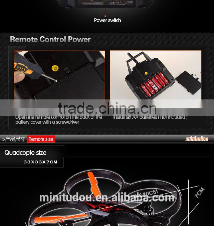 China Manufacture Suitable Design X39 6 CH 2.4G Remote Control Quadcopter Medium Size Foamy Quadcopter with 6-axis Gyro vs X30