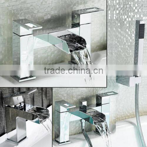 WATERFALL BATHROOM CHROME BASIN SINK MIXER P29