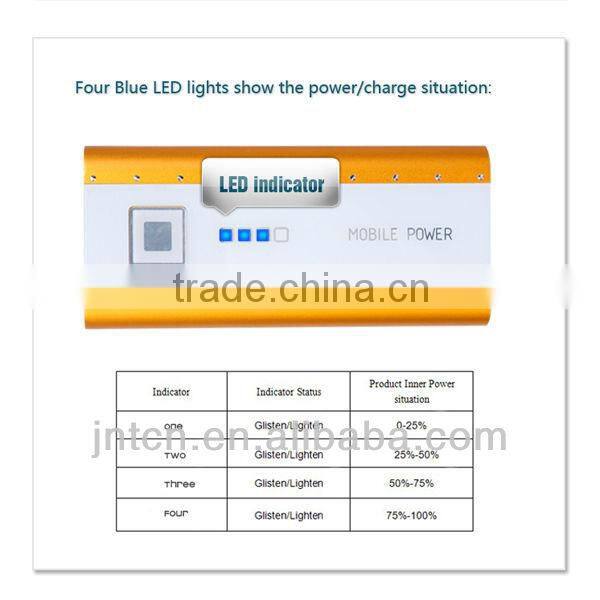 HOT!3600-5600portable quick charge mobile power bank charger PB001