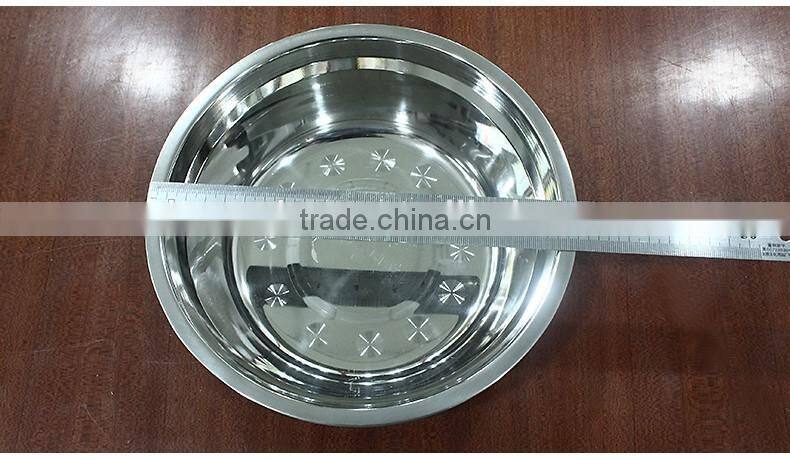 non magnetic deep soup bowl/ stainless steel kids bowl/ salad bowls