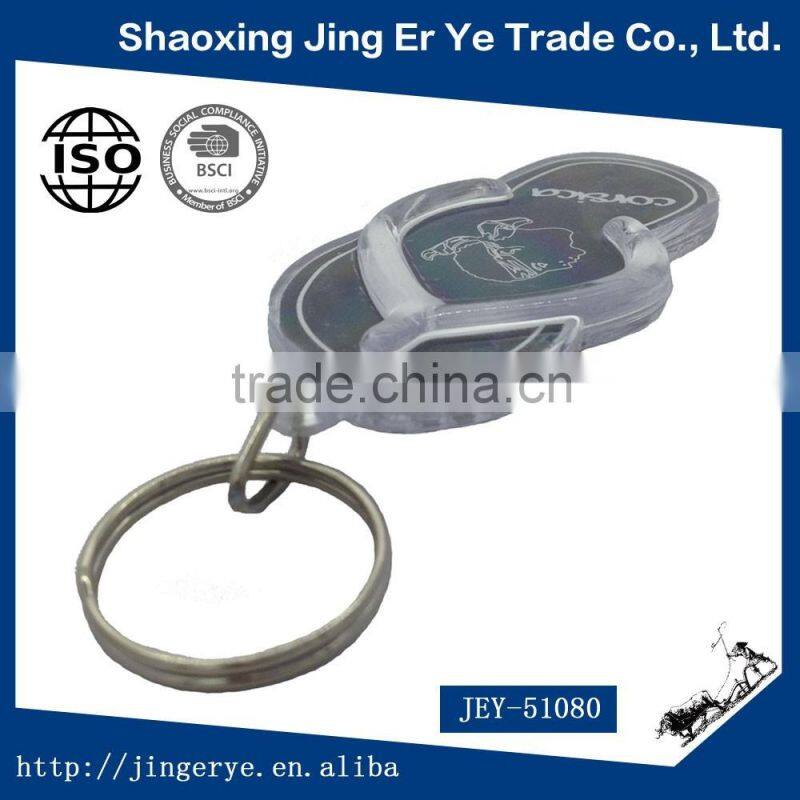 Unique Design Slippers Acrylic Keychain