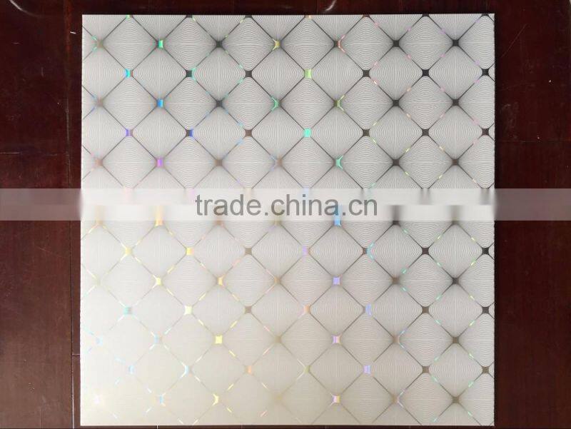 2015 hot sale in India manufacturer recomended waterproof& fireproof square 595 pvc plastic ceiling tiles bargain-priced goods