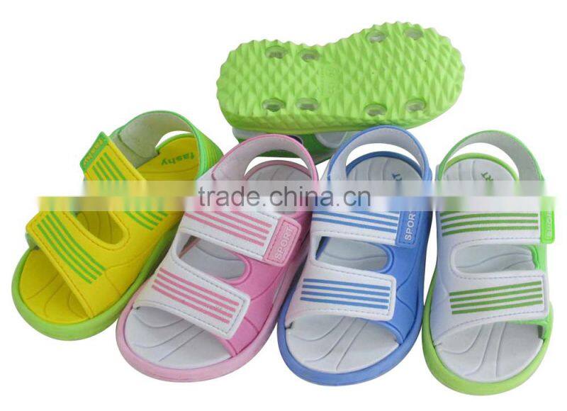 New designs flat sandals for children 2015