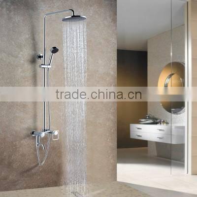 Surface Mounted Solid Brass Functional Rain Shower