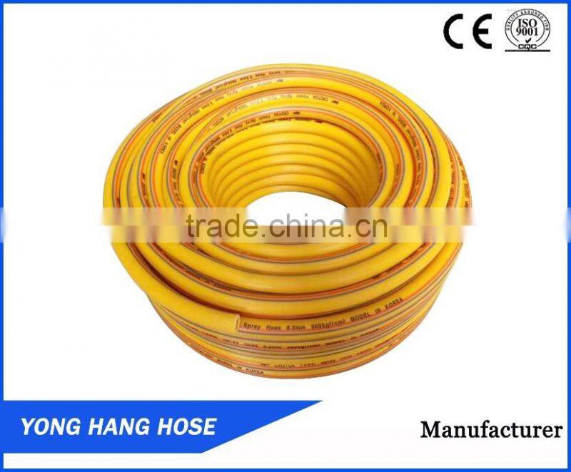 8.5mm Color thread red Braided expandable PVC hose